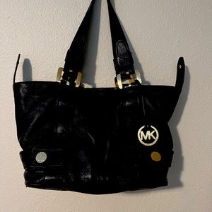 Black leather Michael Kors bag